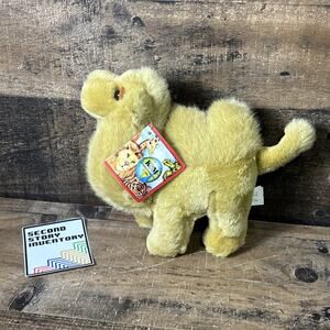 Vintage K&M International Plush Camel 1994 7" Tall 2 Humps NWT Stuffed Animal